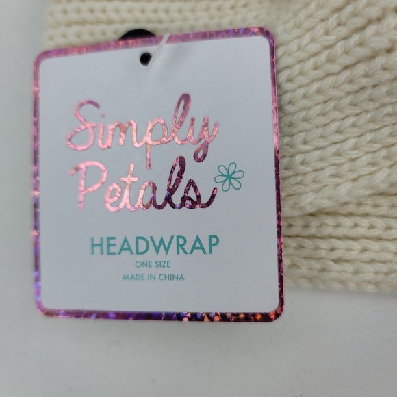 New Lot Womens Willow & Ruby Pink Mittens + Simply Petals Cream Scarf & Headwrap - Picture 11 of 11